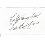 Frankie Vaughan signed album page dedicated. Frankie Vaughan CBE DL (born Frank Fruim Abelson; 3