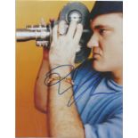 Quentin Tarantino signed 10x8 colour photo. Good condition. All autographs come with a Certificate