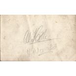 Sir Alan Cobham signed vintage 6x4 black and white photo signature on reverse. Sir Alan John Cobham,