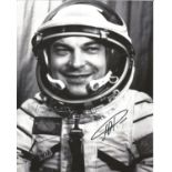 Yuri Romanenko, Soviet cosmonaut, signed black and white 10x8 photograph. Good condition. All