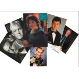 Entertainment collection 6 assorted 6x4 signed colour photos names include Joe Pasquale, Robson
