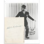 Bill Robinson signed album page with 10x8 black and white photo. Good condition. All autographs come