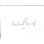 Hubert Gregg signed album page. Hubert Robert Harry Gregg MBE (19 July 1914 - 29 March 2004) was a