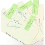 Collection of Operatic and Choral Society Signature Items, Including Kathleen Ferrier, Heddle