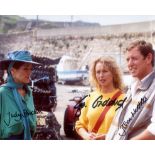 Bergerac, a lovely 8x10 photo a scene from the TV detective series Bergerac signed by actors John