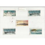 Collection of 26 Cigarette Cards, Featuring Royal Naval Vessels, Series 32 HMS 1902 - 1962. Good