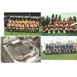 Collection of Various Football Signature Pieces, Unsigned Photos and Magazine Cuttings, Including