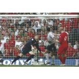 Football Paul Robinson signed 12x8 colour photo pictured in action England. Good condition. All