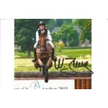 Olympics Michael Jung signed 6x4 colour photo of the triple gold and silver medal winner in the