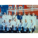 Autographed Mike Summerbee 8 X 6 Photo - Col, Depicting The Fictional Prisoner Of War Team From