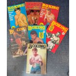 Boxing 7 Boxing News Annual And Record Book s 1970-1976 . Good condition. All autographs come with a