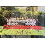 Fulham F. C. 2001-02 Large Squad 16. 5x23. 5 Poster Signed By 21 Inc. Jean Tigana, Zat Knight, Jon