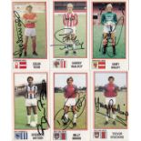 Autographed Panini 1983 Stickers, 6 In Total, All Signed In Black Marker : Brooking & Bonds (West