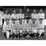 Autographed Ivor Broadis 8 X 6 Photo - B/W, Depicting A Wonderful Image Showing Manchester City