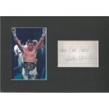 Boxing Hector Camacho signed 12x8 mounted signature piece. Héctor Luís Camacho Matías (May 24,