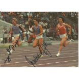 Olympics Inger Auerwald and Marles Gohr signed 6x4 colour photo. Auberwald won a gold, silver and