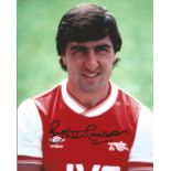 Football Brian Talbot signed 10x8 colour photo pictured during his time with Arsenal. Good