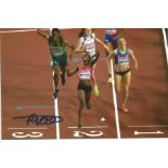 Olympics Faith Kipyega signed 6x4 colour photo of the Gold medallist in the Women s Athletics