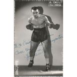 Boxing Auguste Caulet signed 6x4 black and white photo. Auguste Caulet (14 October 1926 - 16 April