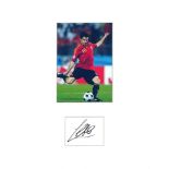 Cesc Fabregas 16x12 mounted signature piece includes signed album page and a colour photo pictured