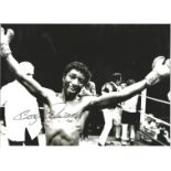 Boxing Cornelius Boza-Edwards signed 10x8 black and white photo. Cornelius Boza-Edwards (born