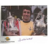 Frank McLintock signed 12x8 colour autographed editions colour photo. Good condition. All autographs