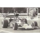 Motor Racing Ronnie Peterson signed 6x4 black and white photo. Bengt Ronnie Peterson ( 14 February