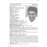 Cricket Waqar Younis signed cricketers Whos Who picture page. Good condition. All autographs come