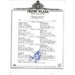 Boxing Ray Mercer signed 10x8 Trump Plaza program sheet. Raymond Anthony Mercer (born April 4, 1961)