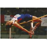 Olympics Robert Grabbarz signed 6x4 colour photo of the bronze medallist in the Mens high jump at