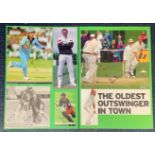 Cricket Collection 2, A4 sheets with affixed photos and magazine pages includes some good signatures