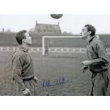 Autographed Willie Wallace 8 X 6 Photo - B/W, Depicting The Centre-Forward And Scottish Team Mate