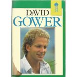 David Gower England Cricketer Signed 1987 Softcover Benefit Brochure . Good condition. All