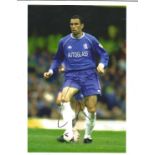 Gus Poyet Signed Chelsea 8x10 Photo . Good condition. All autographs come with a Certificate of