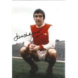 Football Jon Sammels signed 12x8 colour photo pictured during his time with Arsenal. Good condition.