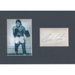 Boxing Carlos Ortiz 12x8 mounted signature piece. Carlos Ortiz (born 9 September 1936) is a Puerto