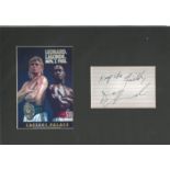 Boxing Donny Lalonde 12x8 mounted signature piece. Donny Lalonde (born March 12, 1960) is a