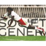 Rugby Union Paul Sackey signed 10x8 colour photo pictured in try scoring action for England. Good