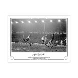 Autographed Jimmy Greenhoff Limited Edition 16 X 12 - B/W, Depicting The Man United Striker