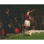 Nigel Winterburn signed 10x8 colour photo pictured while playing for Arsenal. Good condition. All