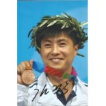 Olympics Kim Jong Su signed 6x4 colour photo of the Bronze medallist in the 50m shooting Event at