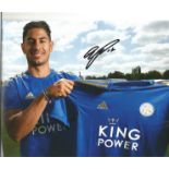 Ayoze Perez Signed Leicester City 8x10 Photo . Good condition. All autographs come with a