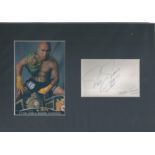 Boxing Jesse James Leija 12x8 mounted signature piece. James Leija (born July 8, 1966), best known