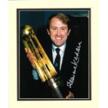 Howard Kendall signed 12x10 mounted colour photo pictured while manager of Everton. Kendall s