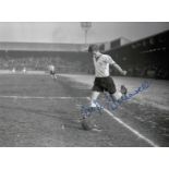 Autographed Mike Hellawell 8 X 6 Photo - B/W, Depicting A Wonderful Image Showing The Qpr Outside-