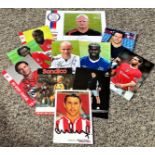 Football collection 11 6x4 assorted photos from players that have all played in Englands premier