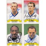 Autographed Panini 1992 Stickers, 4 In Total, All Featuring Leeds United Players, All Signed In