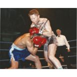 Boxing Steve Collins signed 10x8 colour photo. Stephen Collins (born 21 July 1964) is an Irish