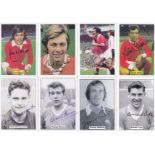 Autographed Man United Trading Cards, Issued By Jf Sporting Collectibles, Depicting Brian Greenhoff,