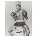 Boxing Emile Griffith signed 10x8 black and white photo. Emile Alphonse Griffith (February 3, 1938 -